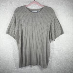 Alfred‎ Dunner Beige Knit Top 2x